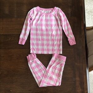 Little Sleepies Pink Checkered Kids Pajamas